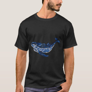 Geo-Whale Blue T-Shirt