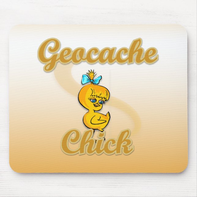 Geocache Chick Mouse Mat (Front)
