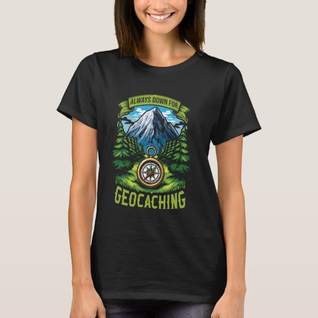 Geocache Enthusiasts T-Shirt (Front)