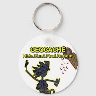 Geocache Hide Hunt Find III Key Ring