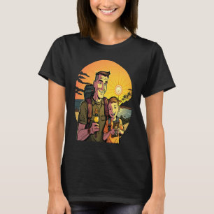 Geocache Mountain Hiking Trip Geocaching Dad In Su T-Shirt
