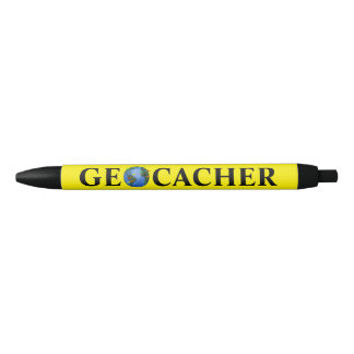 Geocacher Pen Earth w/ Geocaching Flags Your