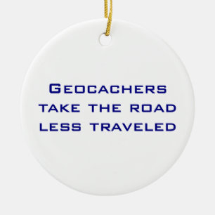 Geocachers Christmas Ornament