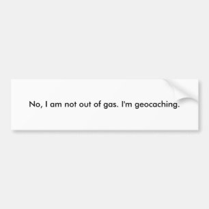Geocaching Bumper Sticker