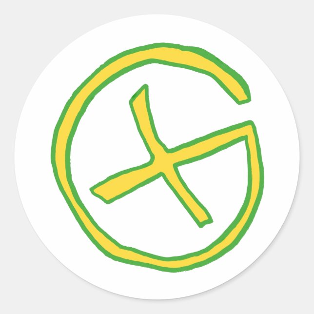 Geocaching Classic Round Sticker (Front)