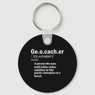 Geocaching Definition Geocacher  Key Ring