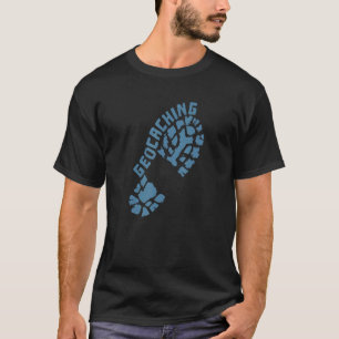 Geocaching Footprint Shoe T-Shirt