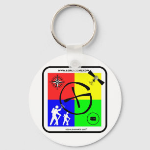 Geocaching Key Chain! Ring