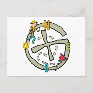Geocaching Postcard