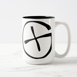 Geocaching Symbol Two-Tone Coffee Mug