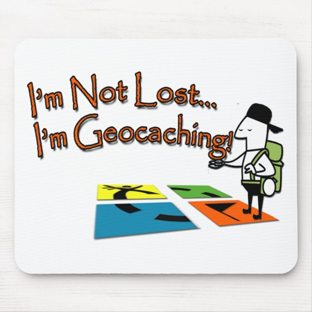 Geocahing Mouse Mat (Front)