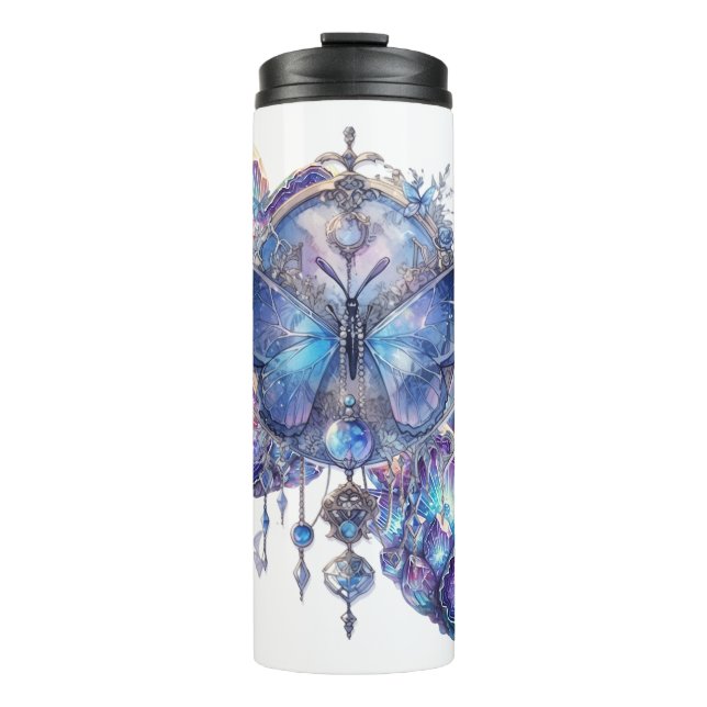 Geode Crystal Cluster Thermal Tumbler (Front)