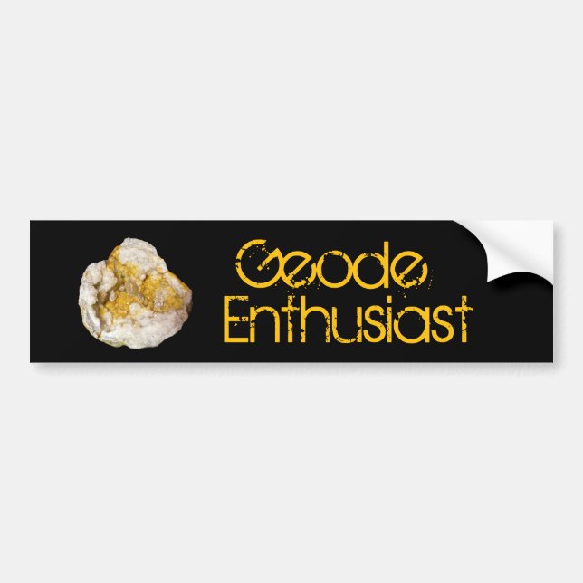 Geode Enthusiast Bumper Sticker (Front)