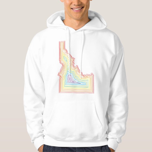 Geode Idaho Men's Hoodie (Front)