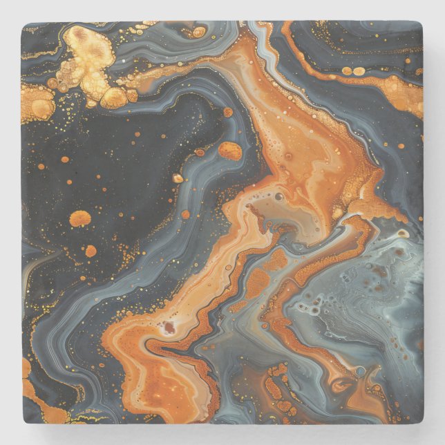 Geode Stone Coaster (Front)
