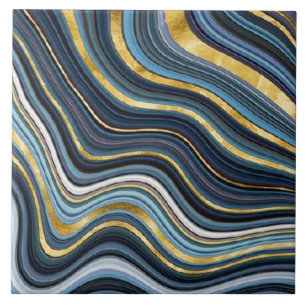 Geode Style Ceramic Tile