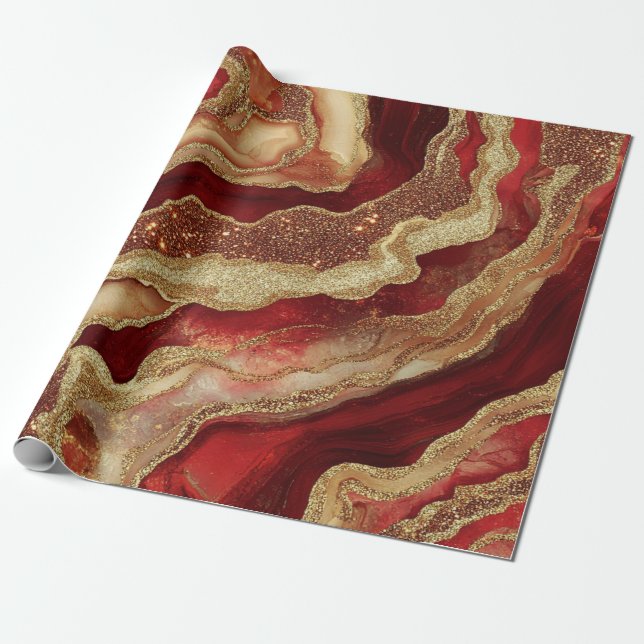 Geode Wrapping Paper (Unrolled)