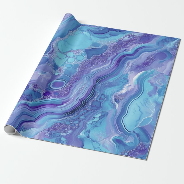Geode Wrapping Paper (Unrolled)