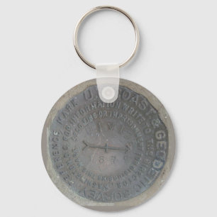 geodetic-survey-marker key ring