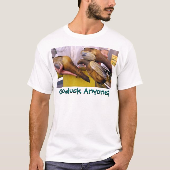 Geoduck Anyone? T-Shirt (Front)