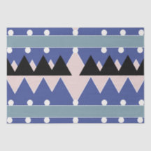 Geoemetric Blue Pink Black Teal Pattern