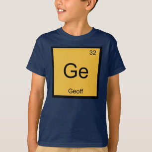 Geoff Name Chemistry Element Periodic Table T-Shirt