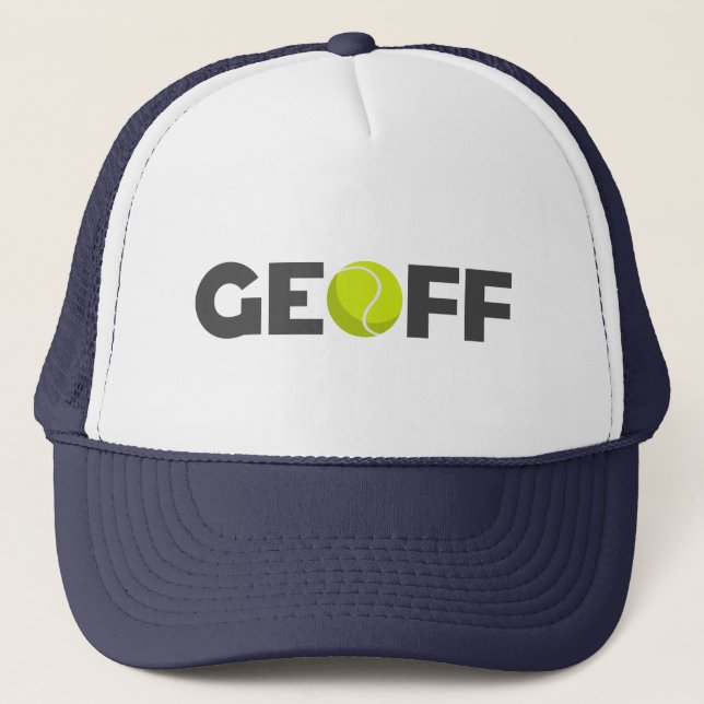 Geoff Tennis Trucker Hat (Front)