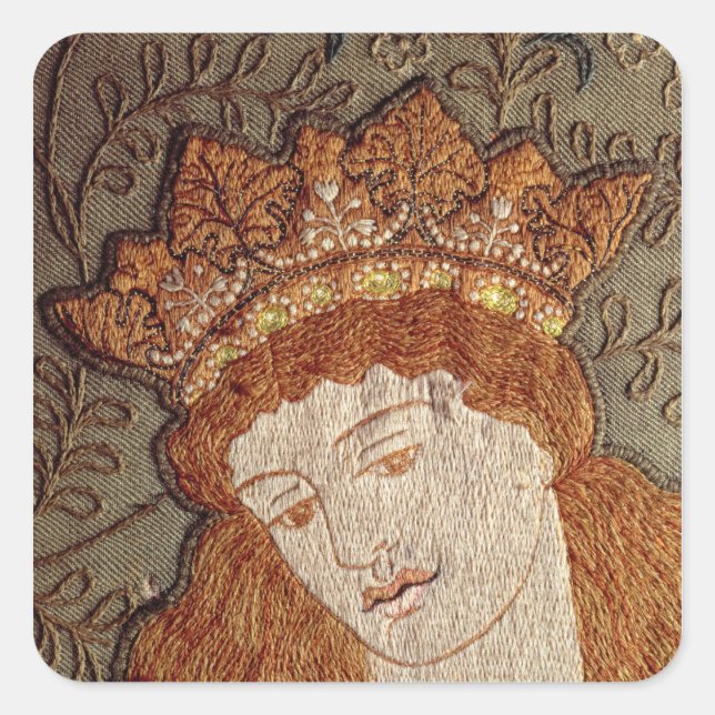 Geoffrey Chaucer's 'Legend of Good Women' Square Sticker (Front)