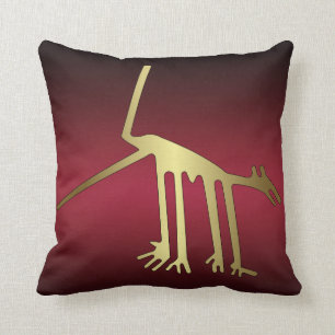 Geoglyphs Nazca Peru Animals Cushion