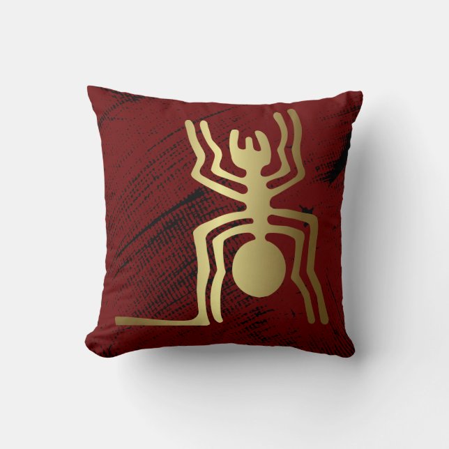 Geoglyphs Nazca Peru Animals Spider Cushion (Front)