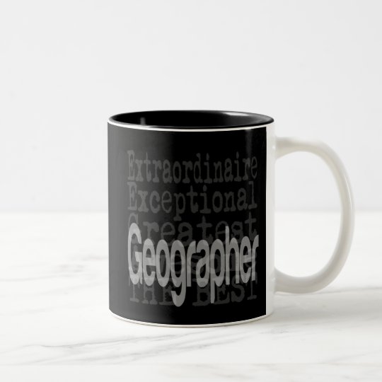Geographer Extraordinaire Two-Tone Coffee Mug