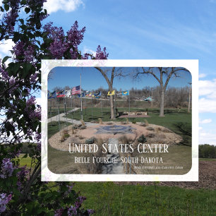 Geographic Centre of 50 United States Monument Magnet