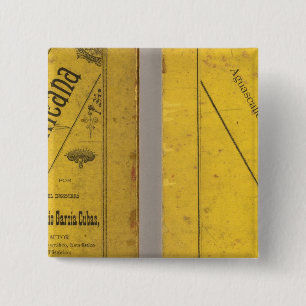 Geographical Map 15 Cm Square Badge