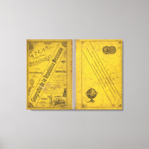 Geographical Map Canvas Print