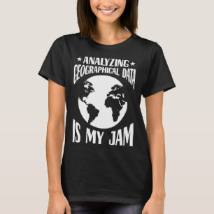 Geographical Mapping Cartography World Map T-Shirt
