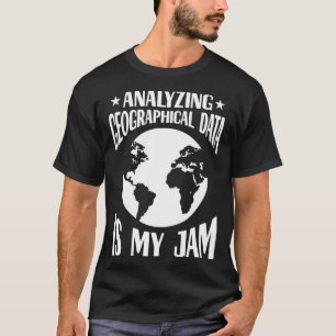 Geographical Mapping Cartography World Map T-Shirt