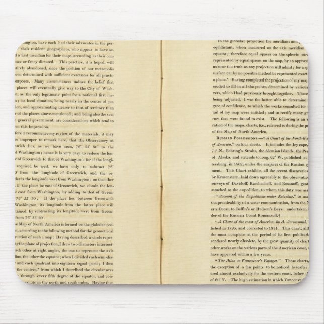 Geographical Memoir Mouse Mat (Front)