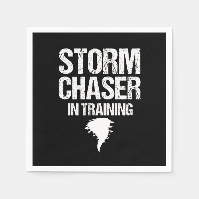 Geographical Storm Condition Gift Tornados Storm C Napkin (Front)