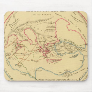 Geographie des Grecs Primitive Mouse Mat