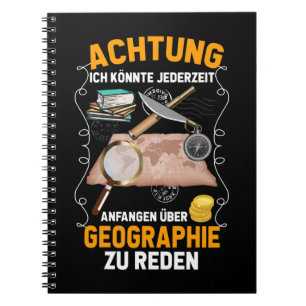 Geographie Schule Lustiger Lehrer Humour Notebook
