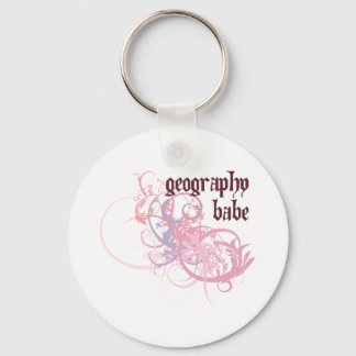 Geography Babe Key Ring