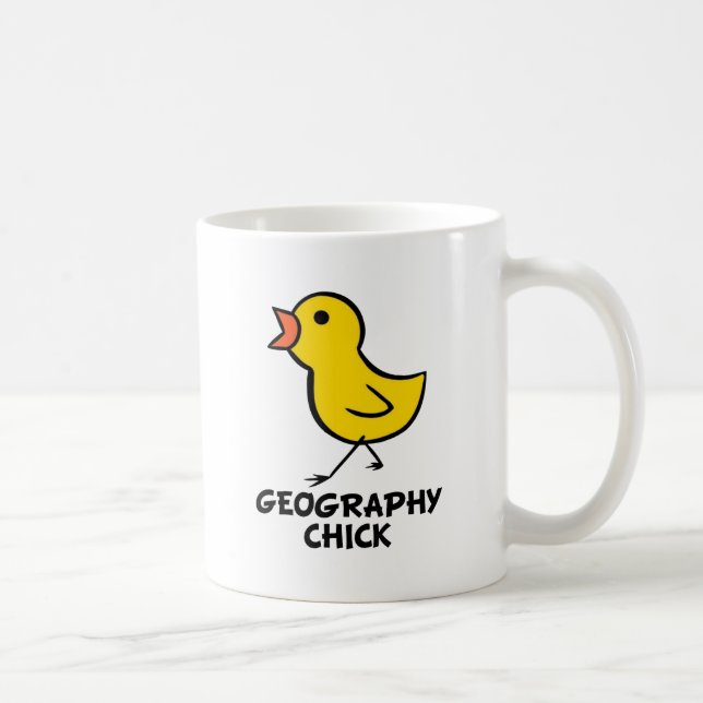 Geography Chick Mug (Right)