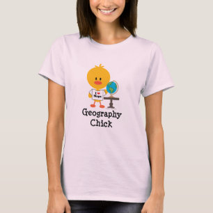 Geography Chick Organic Tee Shirt