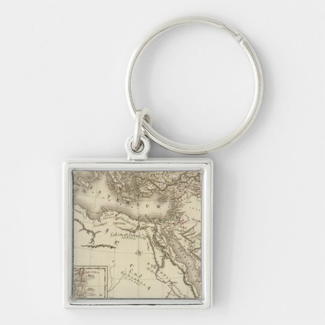 Geography of Hebrews Key Ring (Front)