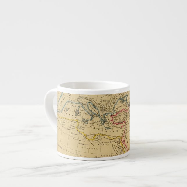 Geography of Herodotus Espresso Cup (Front Left)