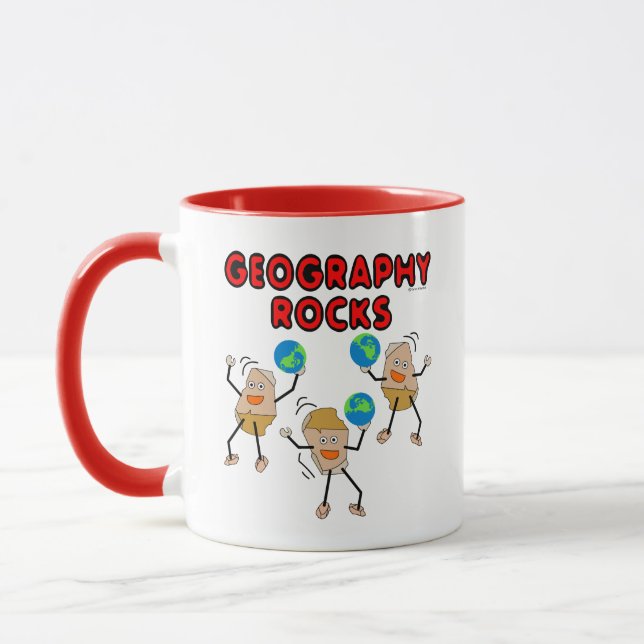 Geography Rocks Mug (Left)