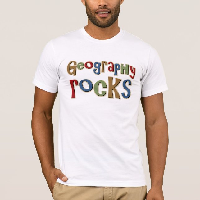 Geography Rocks T-Shirt (Front)