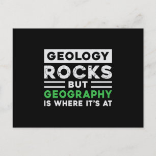 Geography Teacher Funny Map World Continents Gift Postcard