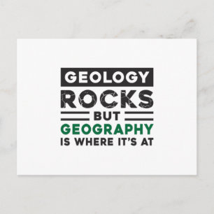 Geography Teacher Funny World Continents Gift Idea Postcard