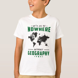 Geography Teacher Funny World Continents Gift Idea T-Shirt